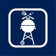 Grill Icon Flat Graphic Design - Illustration