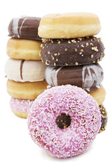 donut on background white