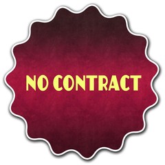 NO CONTRACT round badge