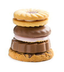 Various sweet biscuits.