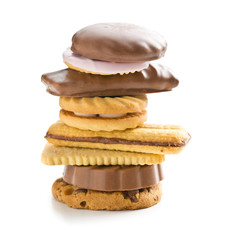Various sweet biscuits.
