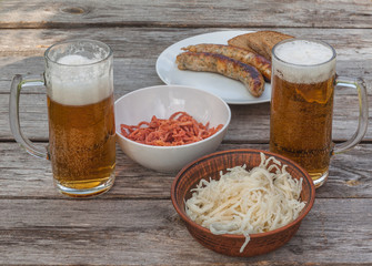 Beer party on outdoor