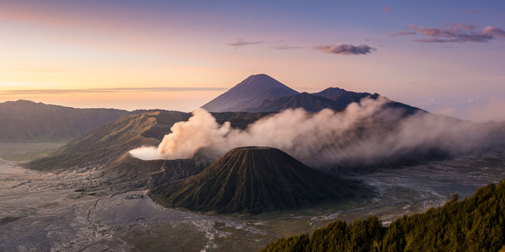Mount Bromo at sunrise, Java, Indonesia