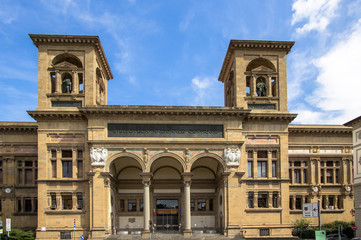Fototapeta na wymiar Biblioteca Nazionale (National Library) in Florence city center, Italy
