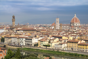 Fototapeta na wymiar Panorama of cityscape Florence, Tuscany, Italy