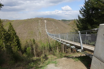 Fototapeta na wymiar Hängebrücke Gaierlay