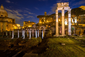 Roman Forum, Trajan's column in Rome