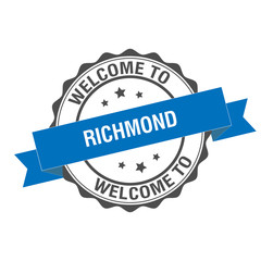 Welcome to Richmond stamp illustration