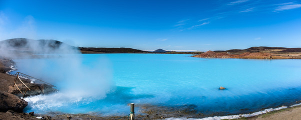 Blue lake Iceland