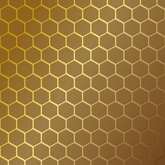 Honeycomb pattern. Vector illustration. Hexagonal cell texture. Grid on the background.Geometric design. Modern stylish abstract texture. Template for print, textile, wrapping and decoration