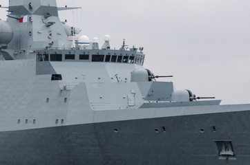 FRIGATE - Portrait of a Danish naval ship at sea © Wojciech Wrzesień