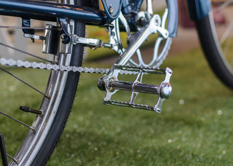 bicycle pedal close-up