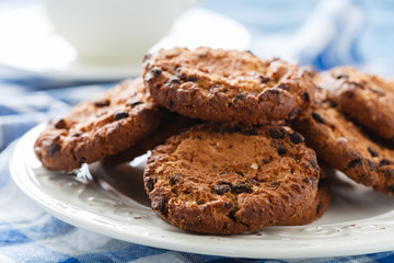 Homemade oatmeal cookies