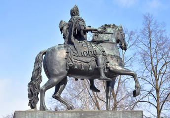 Fototapeta premium Statue of the Emperor Peter the Great.