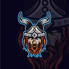 Vikings Head, Viking, EPS format unused 
