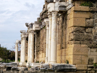 archaelogical site in Alanya.