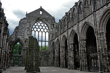 The Holyrood Abbey, Edinburgh, Scotland
