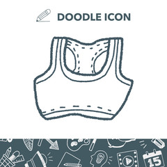 sport vest doodle