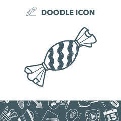 candy doodle drawing