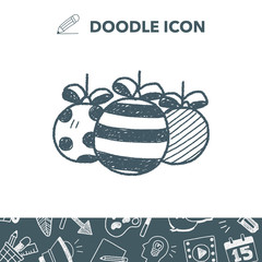 Christmas decoration doodle