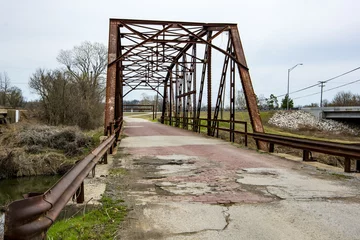 Fototapete Route 66 Old Steel Bridge on Route 66  © johncparham