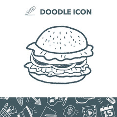 Doodle Hamburger