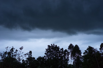 rain cloud, storm cloud before a thunder storm Background