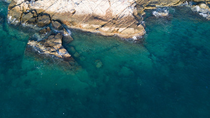 Bird's Eye View of Beach