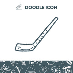 Hockey stick doodle