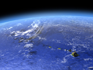 Hawaii from space © harvepino