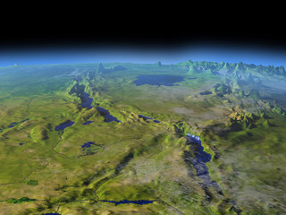 Tanzania region from space © harvepino