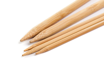 isolated knitting needles