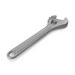 Adjustable Wrench 3d rendering