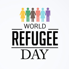 World refugee day.