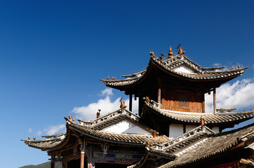 Famous Ancient village Shaxi near Jianchuan city, Yunnan, China