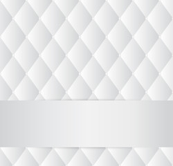vector, abstract white grey upholstery background with copy space
