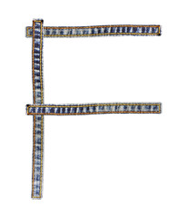 jeans alphabet F