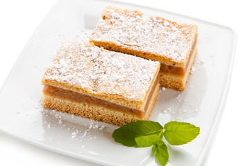 Cake with fruits 