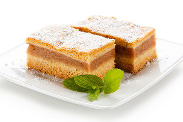 Cake with fruits 