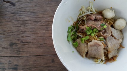 Noodle with pork