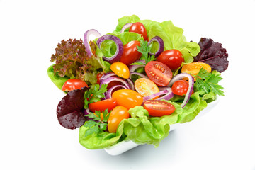 Fresh vegetable salad
