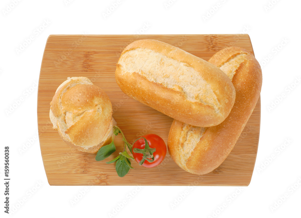 Canvas Prints fresh mini baguettes