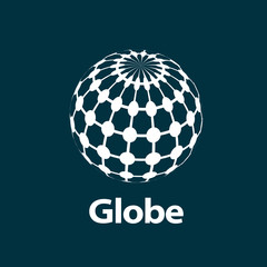 vector logo globe