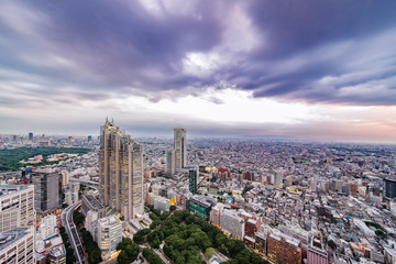 Fototapeta na wymiar 東京の空