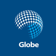 vector logo globe