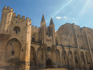 Pope´s palace in Avignon (Palais des Papes)