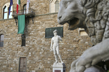 Florence David Michelangelo lion