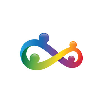 People Color Infinity Logo