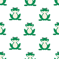 Obraz premium Frog seamless pattern