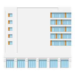 University building vector